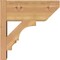 Ekena Millwork Balboa Slat Smooth Outlooker, Western Red Cedar, 7 1/2"W x 16"D x 16"H OUT08X16X16BOA06SWR - alternate 3
